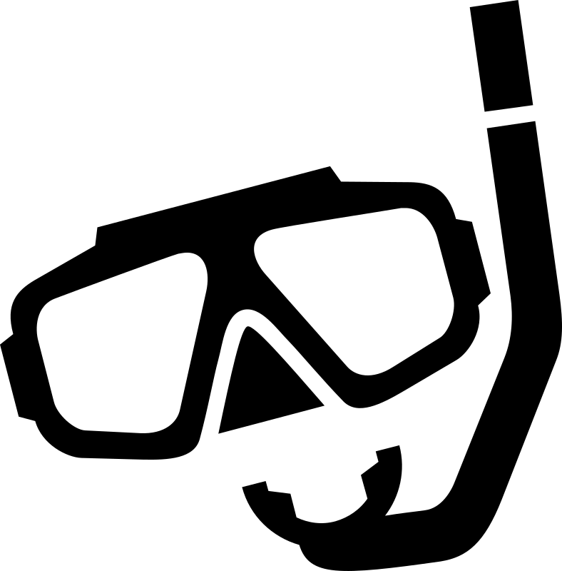 Diving Mask Illustration